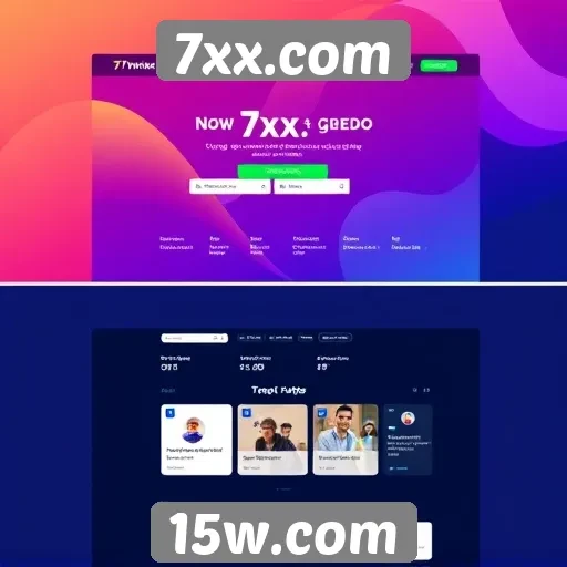 A evolução da interface do usuário do 7xx.com